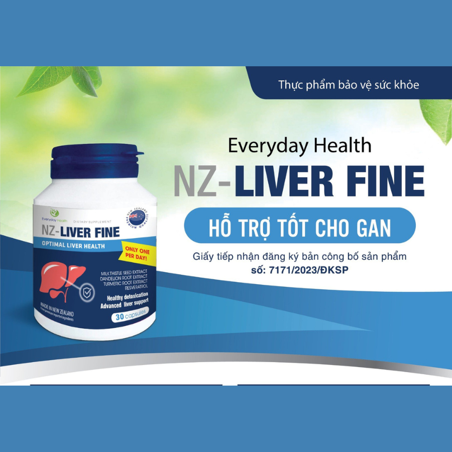 Viên uống hỗ trợ tốt cho gan NZ-LIVER FINE